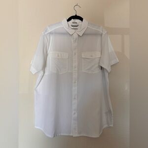 Columbia Men's Light Gray Casual Button Down Shirt